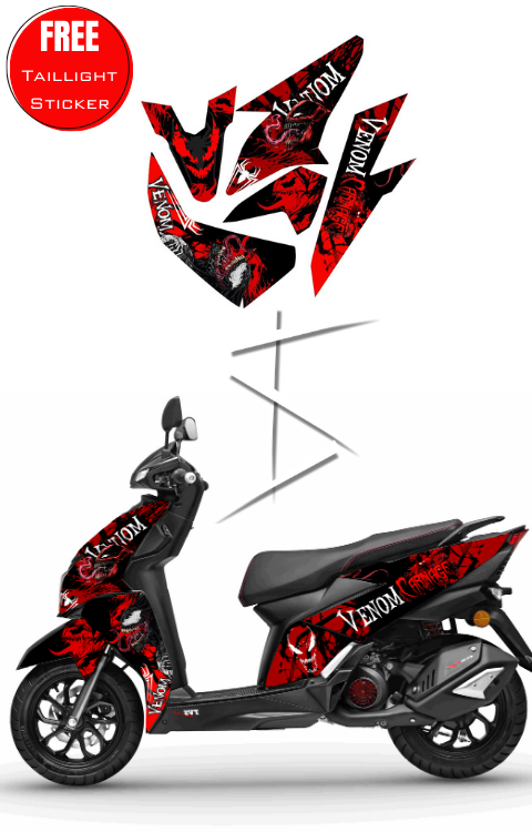 Ntorq Full Body Venom Sticker | Ntorq venom Graphics